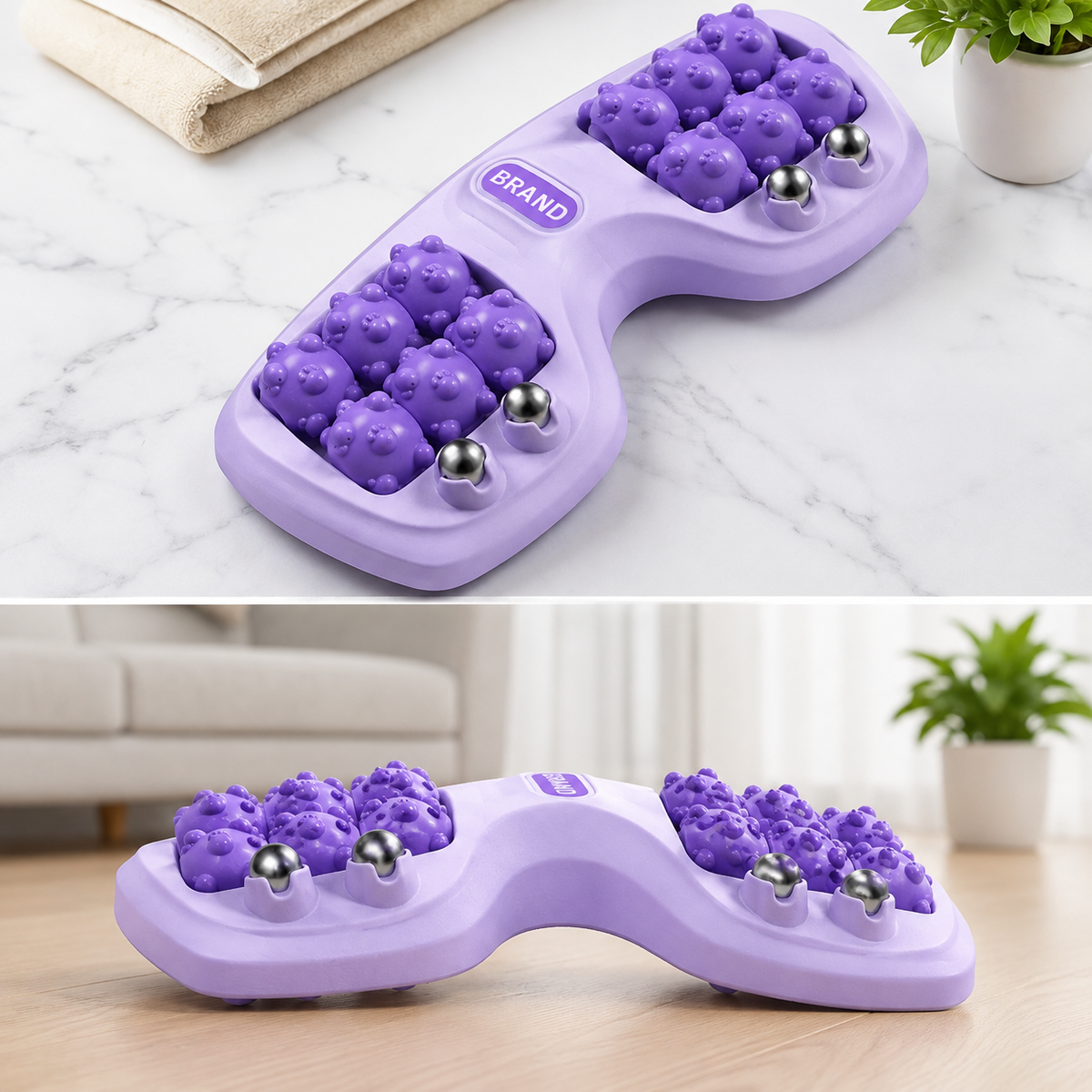 Manual Foot Massager Roller Acupressure Pain Relief