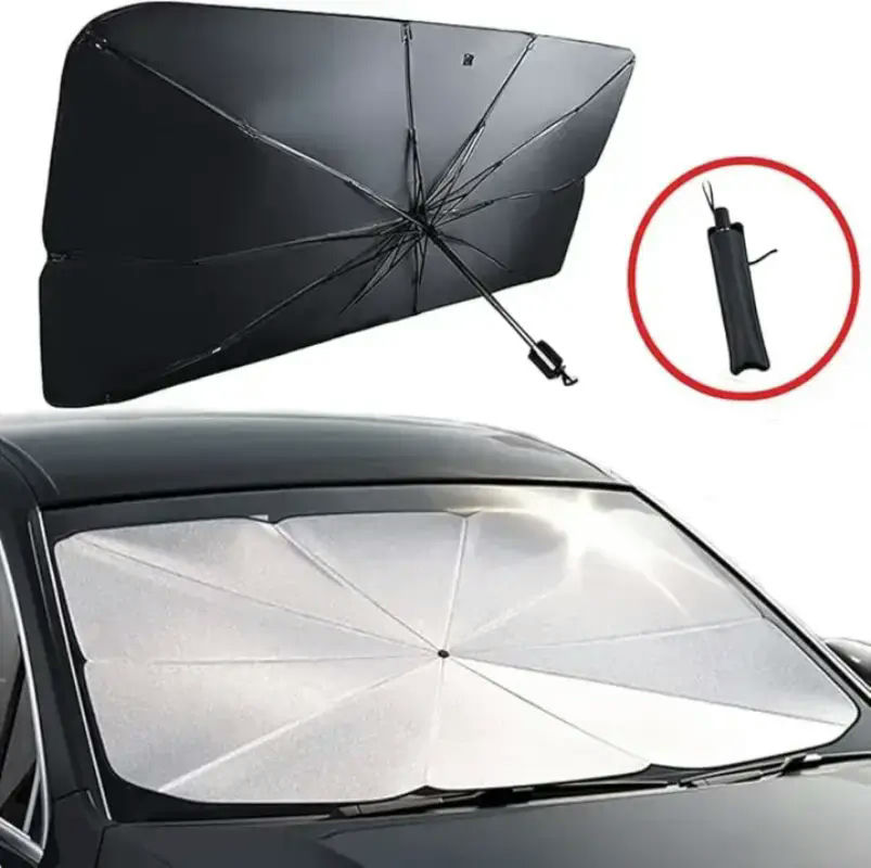 Foldable Car Sunshade Umbrella  UV & Heat Protection