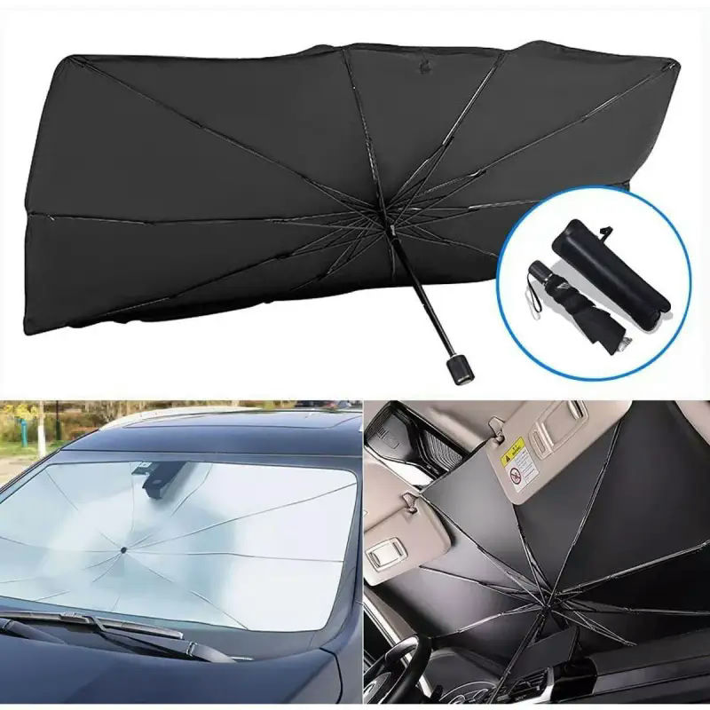 Foldable Car Sunshade Umbrella  UV & Heat Protection