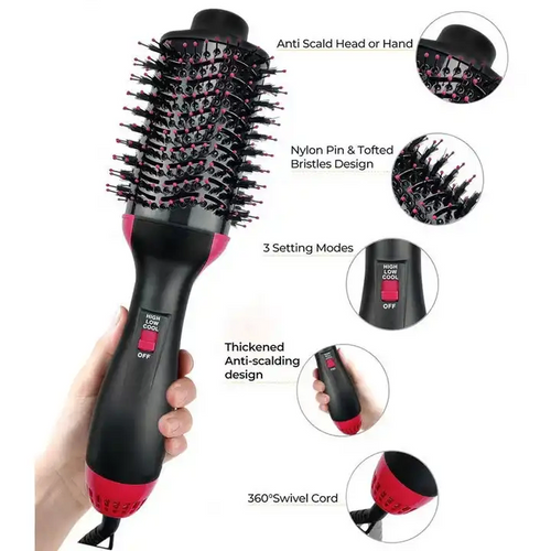 4-in-1 Hot Air Brush  Hair Dryer & Styler
