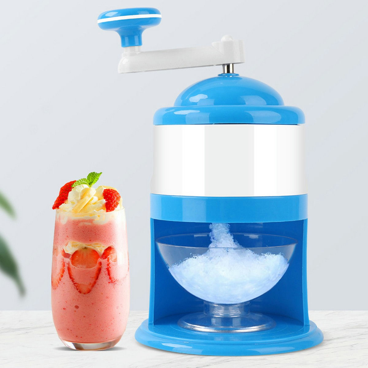 FrostGlide Hand-Crank Ice Crusher