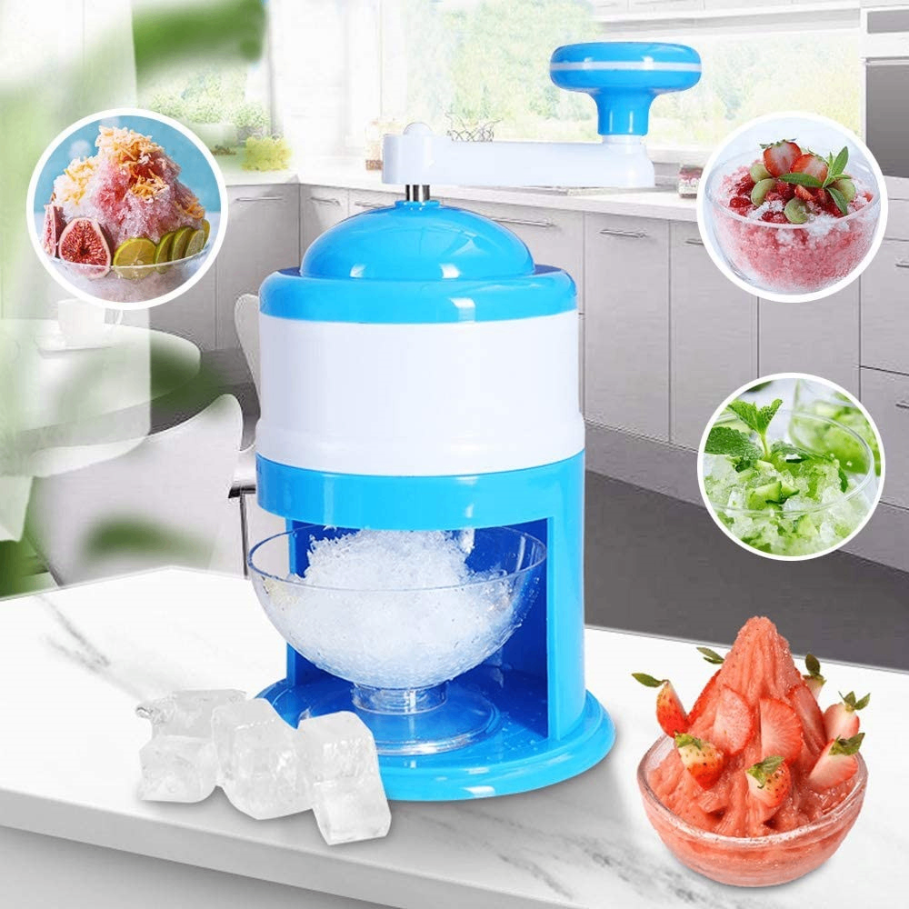 FrostGlide Hand-Crank Ice Crusher