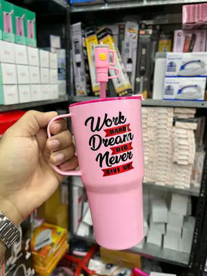 750ML Cartoon Tumbler with Straw and Kids Water Bottle