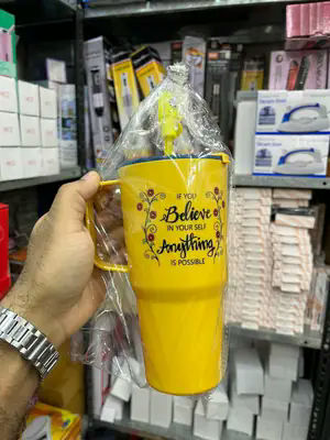 750ML Cartoon Tumbler with Straw and Kids Water Bottle