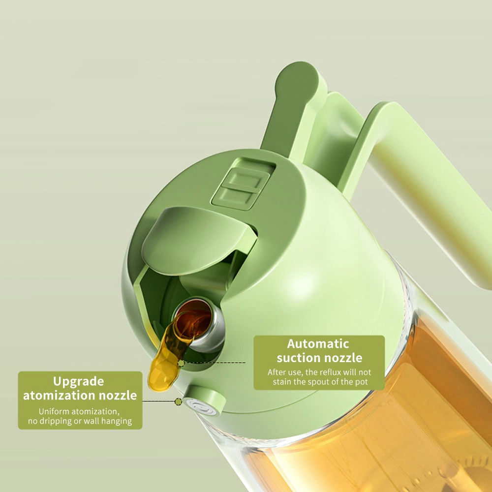 2-in-1 Oil Sprayer Bottle 400ML Kitchen Cooking Tool