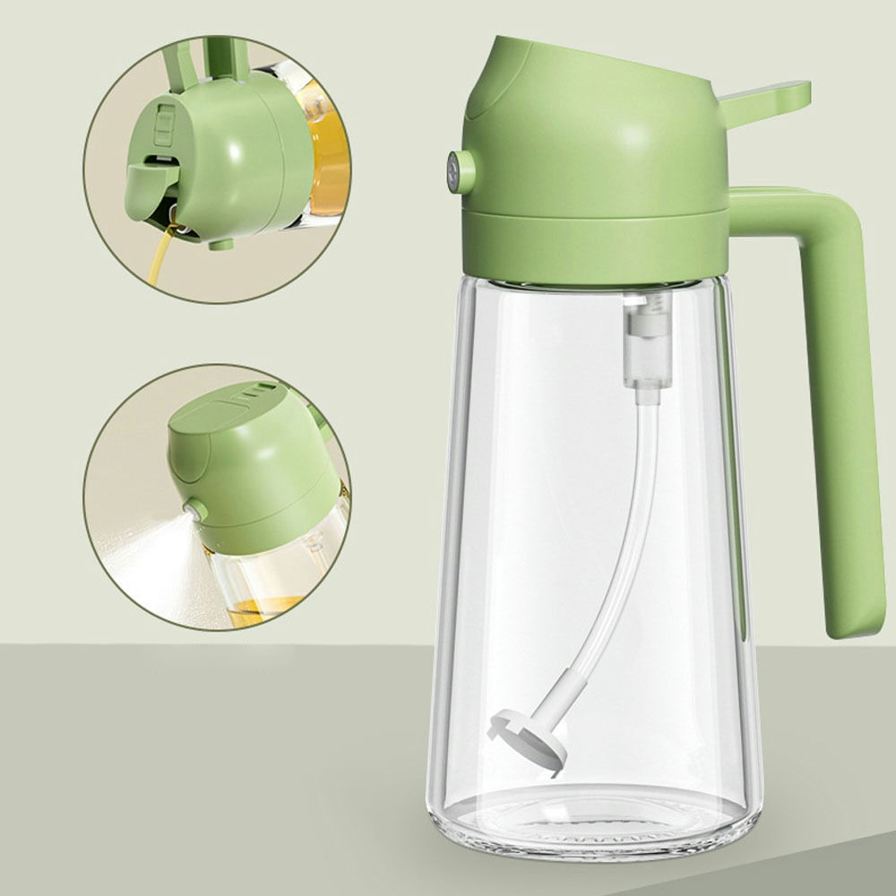 2-in-1 Oil Sprayer Bottle 400ML Kitchen Cooking Tool